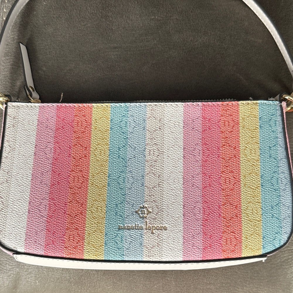 Nanette Lapore Colorful Striped Shoulder Bag